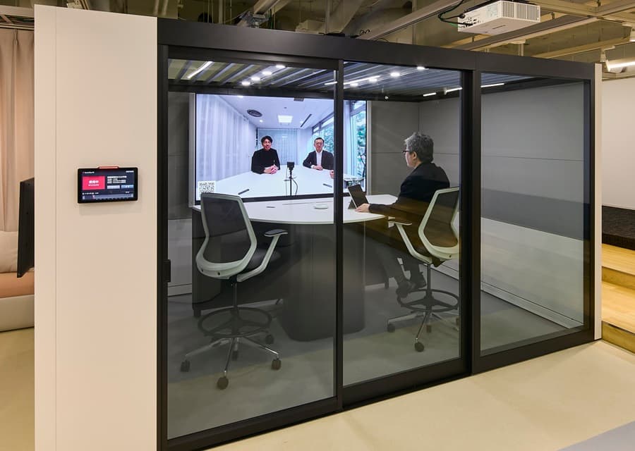 機能的セミクローズドブースのイメージ
