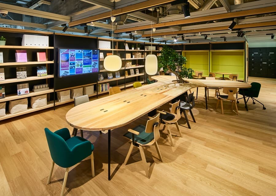 知を育むひらかれたライブラリースペースのイメージ