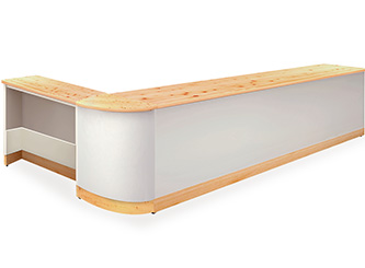 システムカウンター NKシリーズ 木材利用ポイント対象のオフィス家具