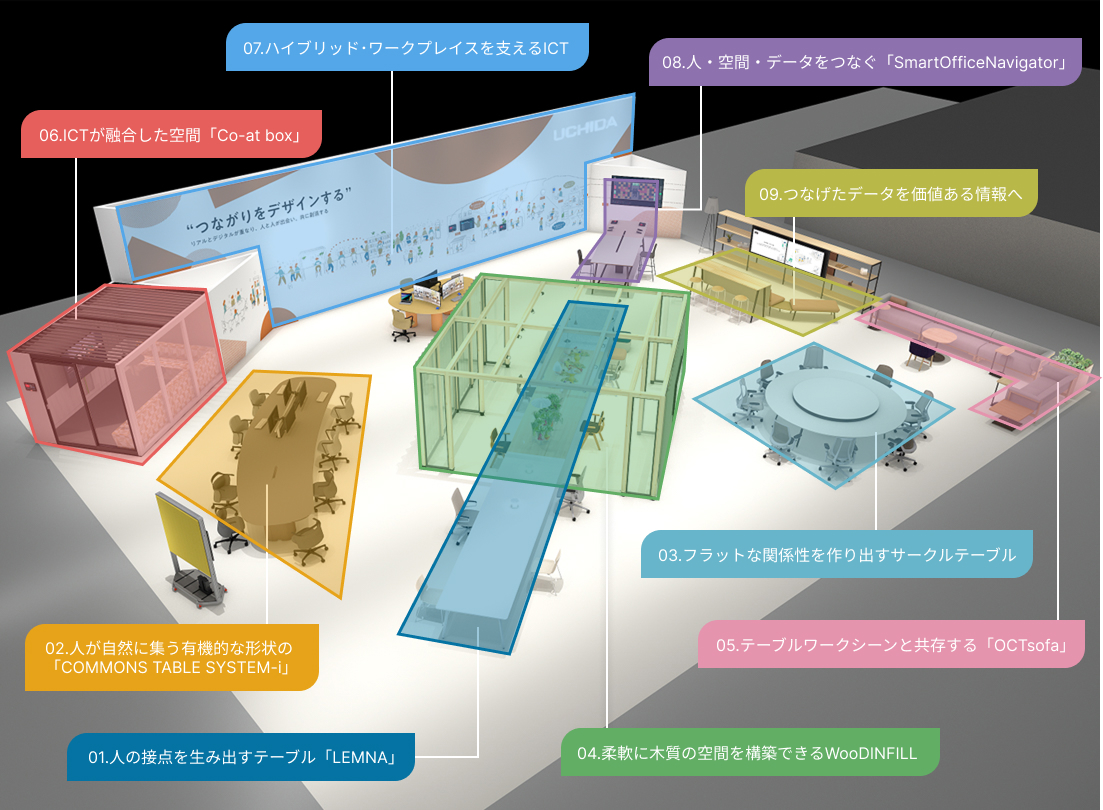 「オルガテック東京2026」展示ブースのマップ