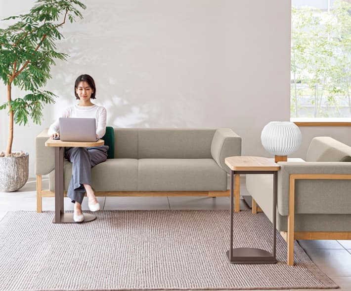 国産材ワークソファ OCTsofa（オクトソファ）